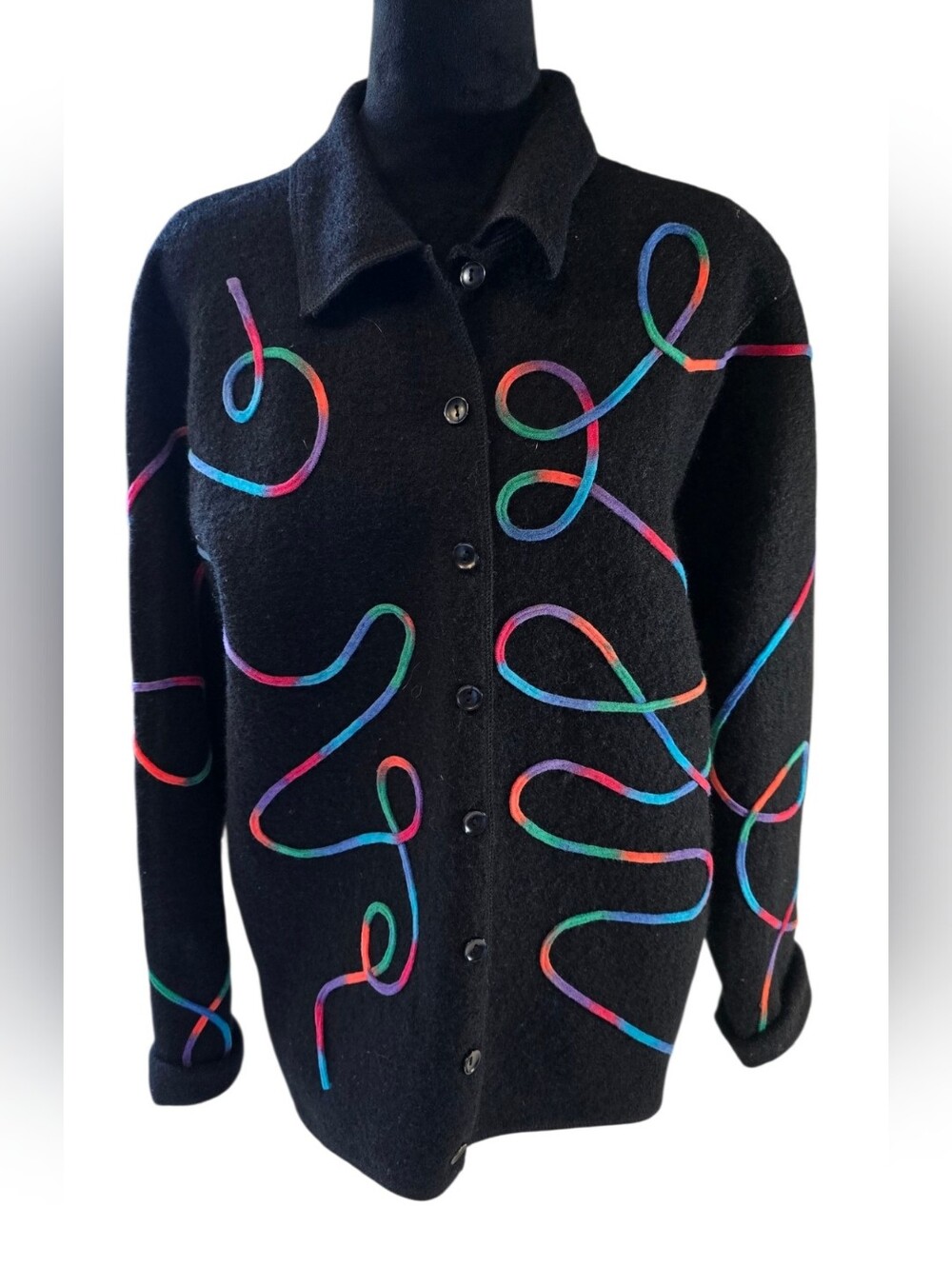 Wool Sag Harbor Cardigan Large